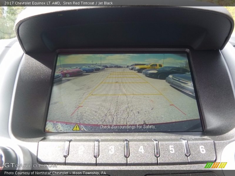 Siren Red Tintcoat / Jet Black 2017 Chevrolet Equinox LT AWD