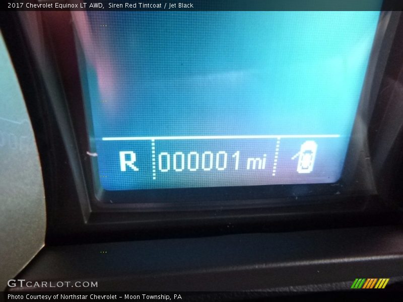 Siren Red Tintcoat / Jet Black 2017 Chevrolet Equinox LT AWD