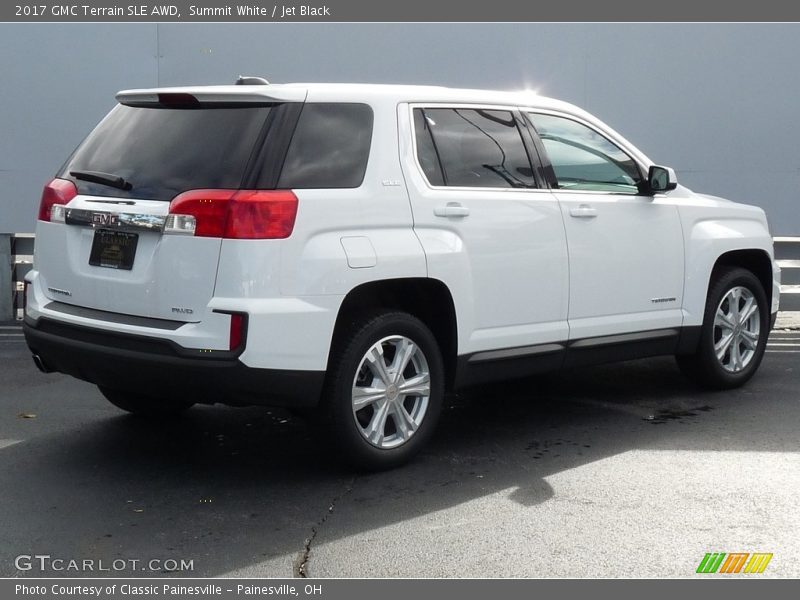 Summit White / Jet Black 2017 GMC Terrain SLE AWD
