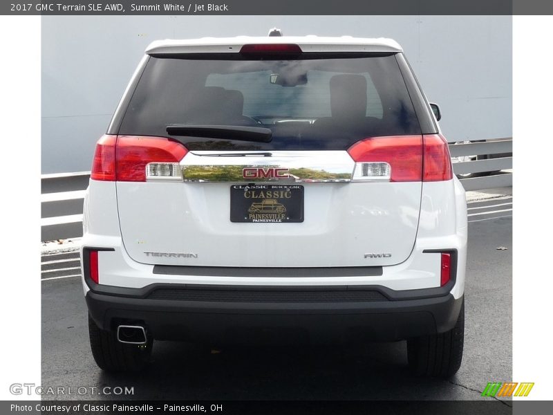 Summit White / Jet Black 2017 GMC Terrain SLE AWD