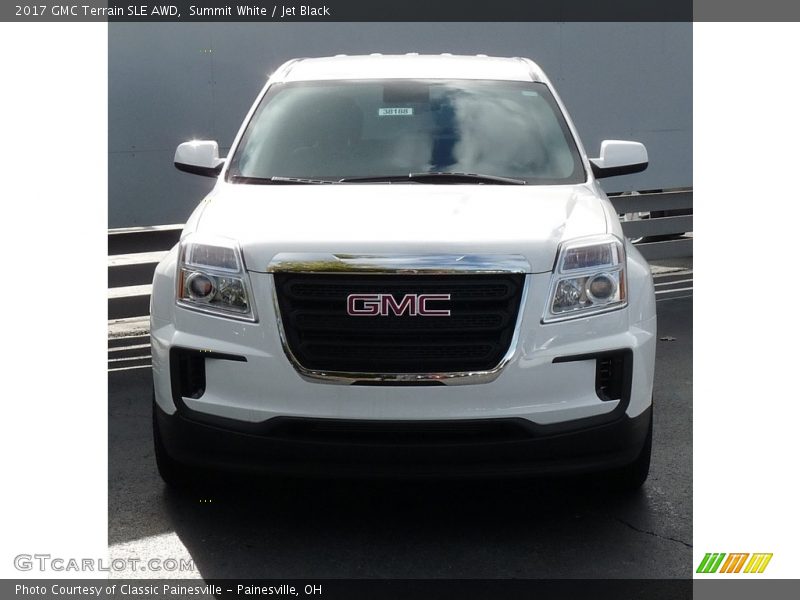 Summit White / Jet Black 2017 GMC Terrain SLE AWD