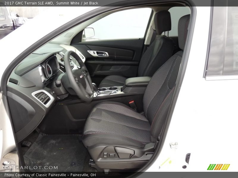 Summit White / Jet Black 2017 GMC Terrain SLE AWD