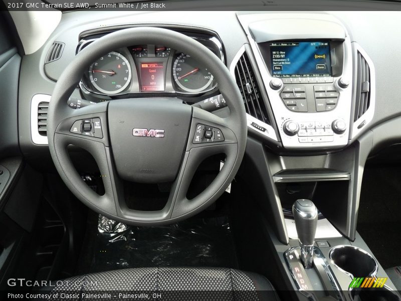 Summit White / Jet Black 2017 GMC Terrain SLE AWD