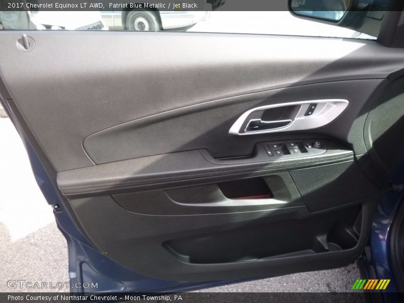 Patriot Blue Metallic / Jet Black 2017 Chevrolet Equinox LT AWD