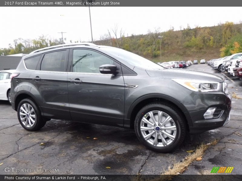 Magnetic / Medium Light Stone 2017 Ford Escape Titanium 4WD