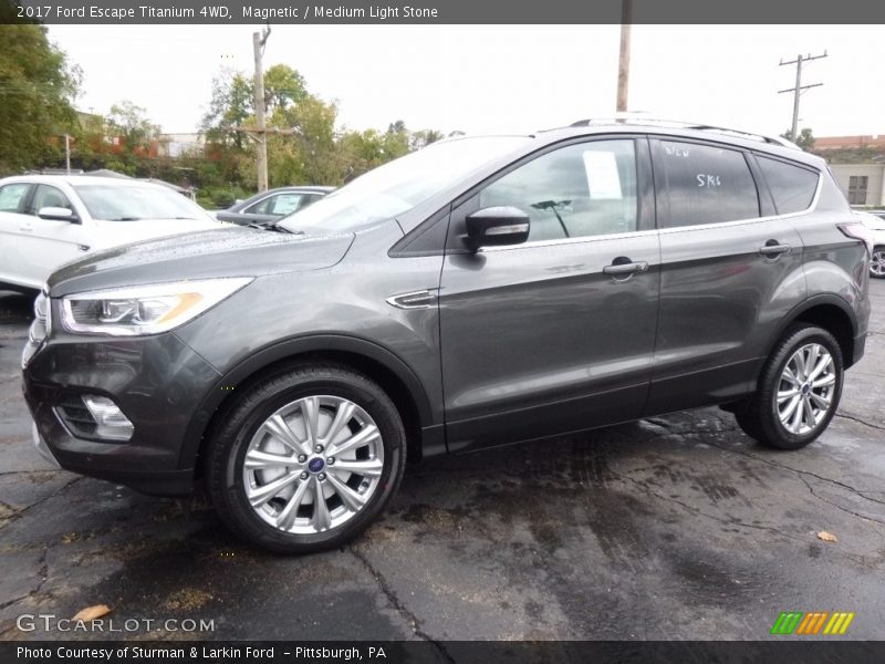 Magnetic / Medium Light Stone 2017 Ford Escape Titanium 4WD