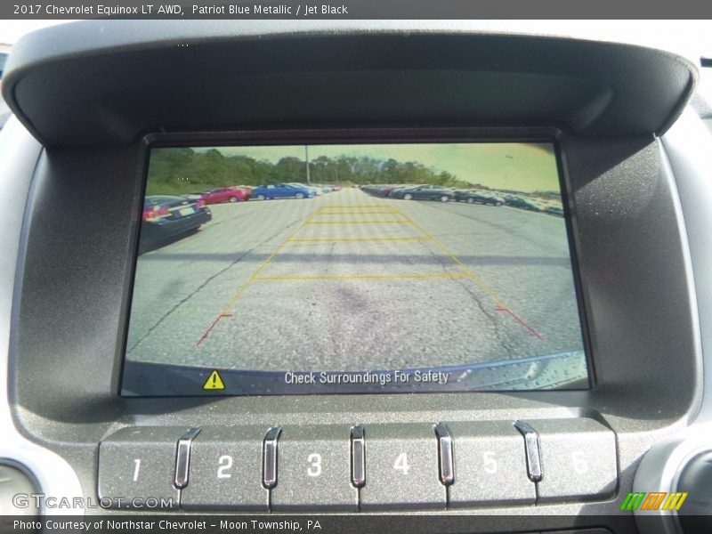 Patriot Blue Metallic / Jet Black 2017 Chevrolet Equinox LT AWD