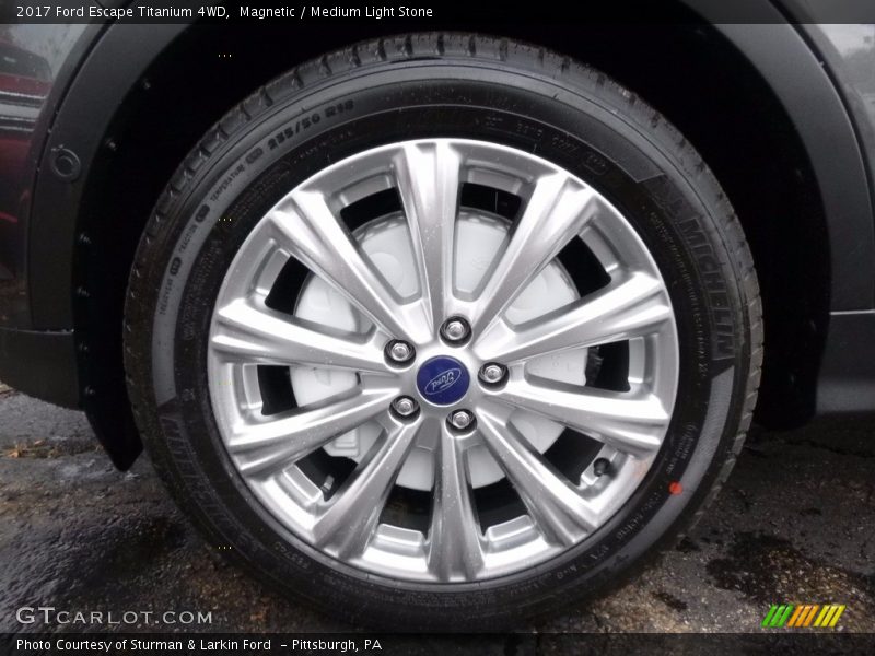 Magnetic / Medium Light Stone 2017 Ford Escape Titanium 4WD