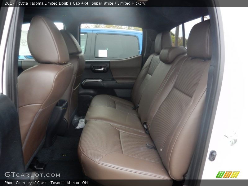 Rear Seat of 2017 Tacoma Limited Double Cab 4x4