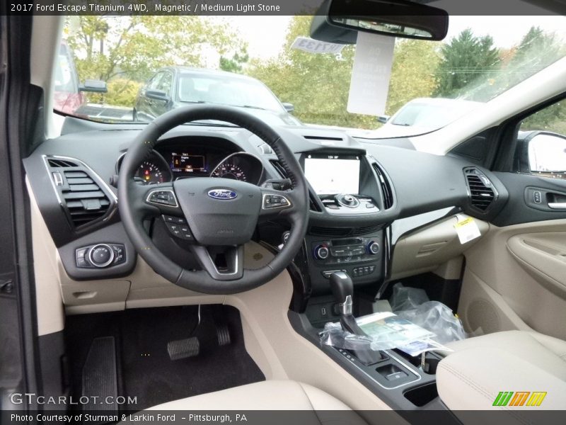 Magnetic / Medium Light Stone 2017 Ford Escape Titanium 4WD