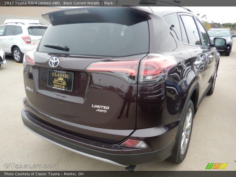 Black Current Metallic / Black 2017 Toyota RAV4 Limited AWD