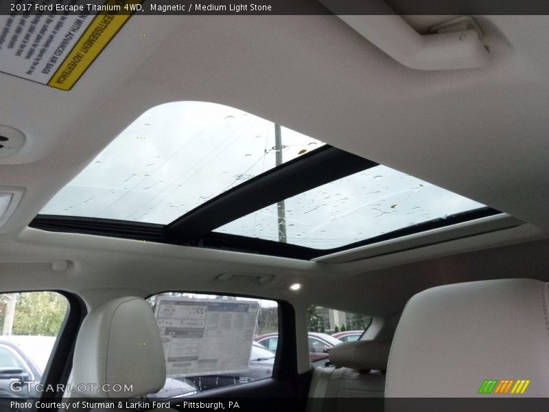 Magnetic / Medium Light Stone 2017 Ford Escape Titanium 4WD