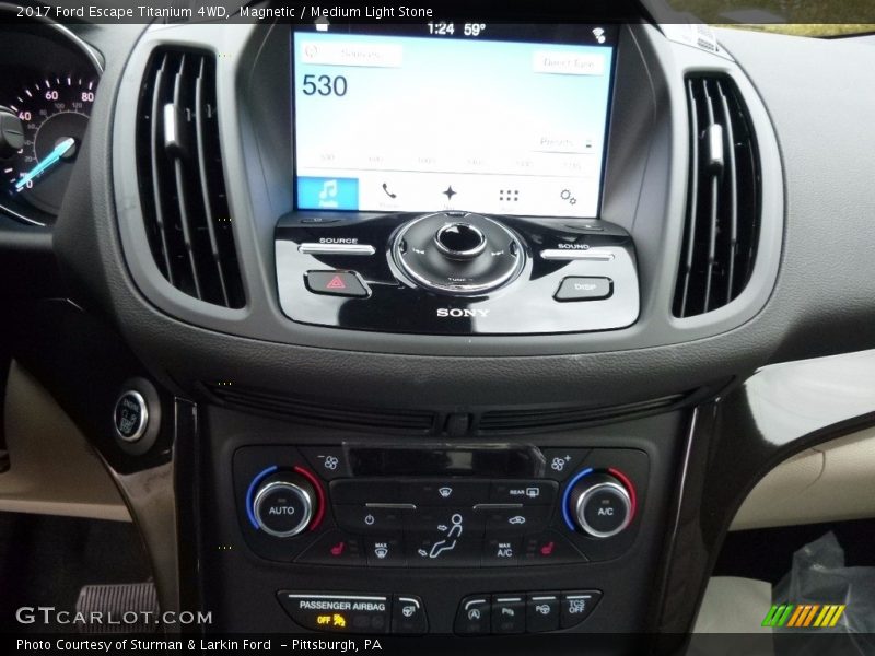 Magnetic / Medium Light Stone 2017 Ford Escape Titanium 4WD