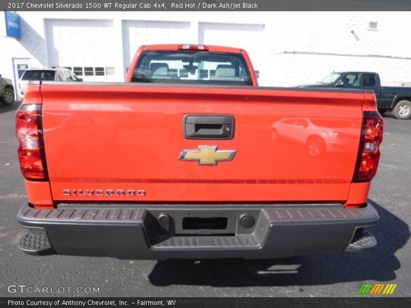 Red Hot / Dark Ash/Jet Black 2017 Chevrolet Silverado 1500 WT Regular Cab 4x4