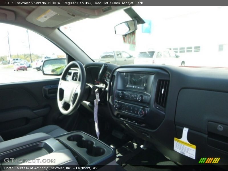Red Hot / Dark Ash/Jet Black 2017 Chevrolet Silverado 1500 WT Regular Cab 4x4