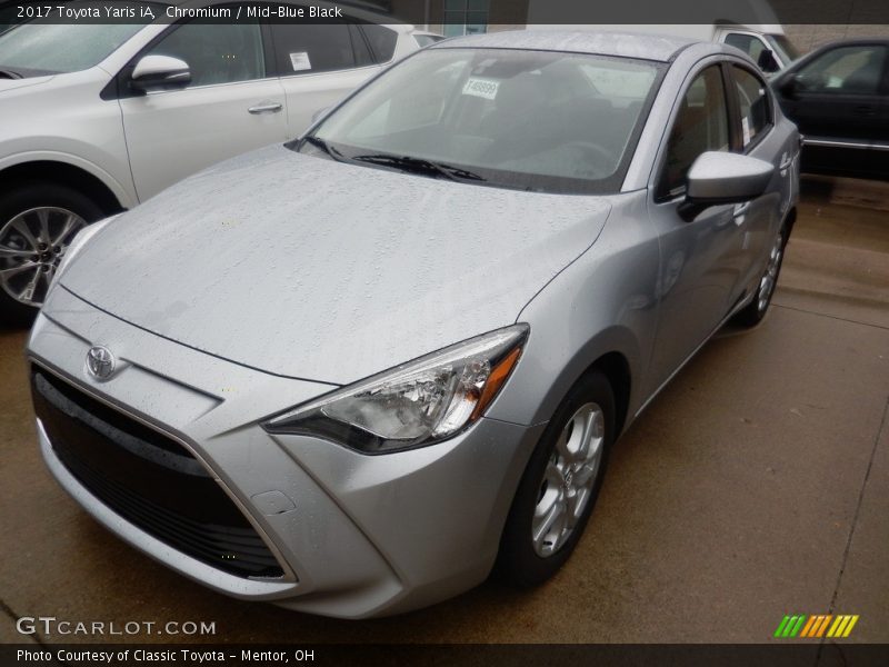 Chromium / Mid-Blue Black 2017 Toyota Yaris iA