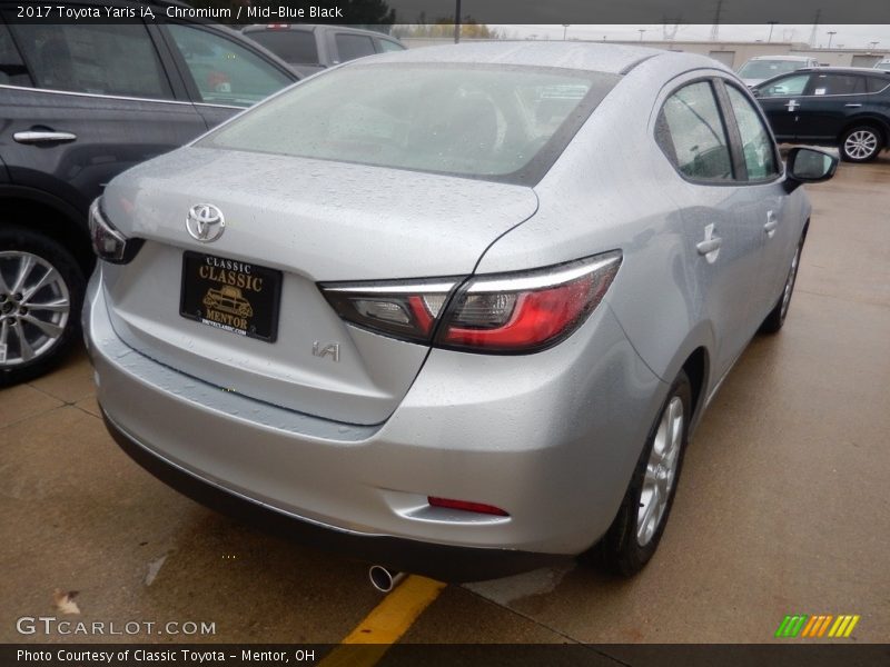 Chromium / Mid-Blue Black 2017 Toyota Yaris iA