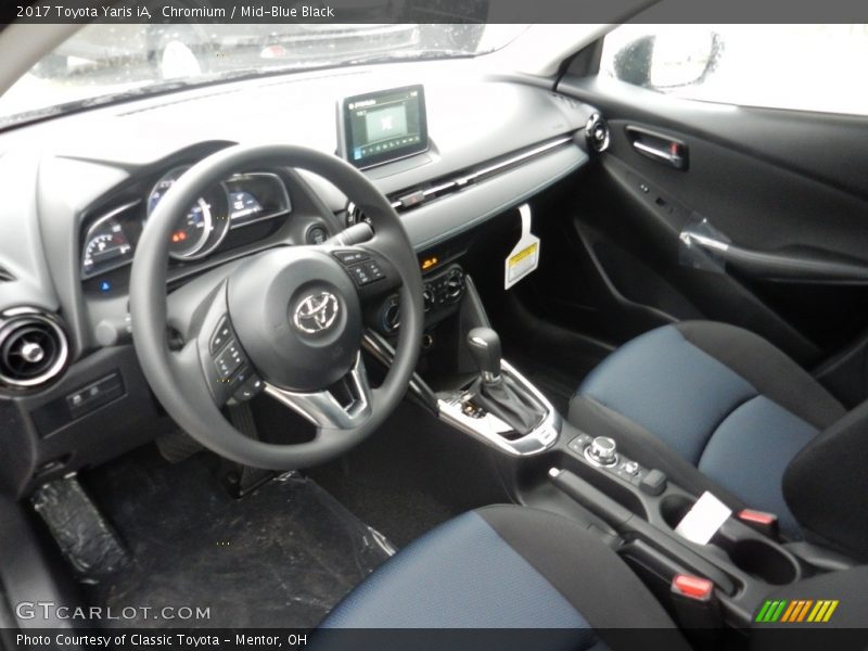 Chromium / Mid-Blue Black 2017 Toyota Yaris iA