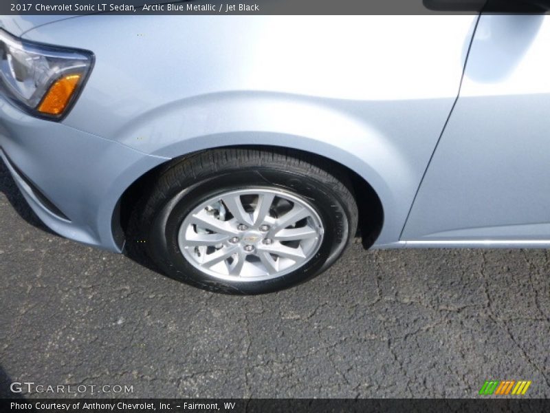 Arctic Blue Metallic / Jet Black 2017 Chevrolet Sonic LT Sedan