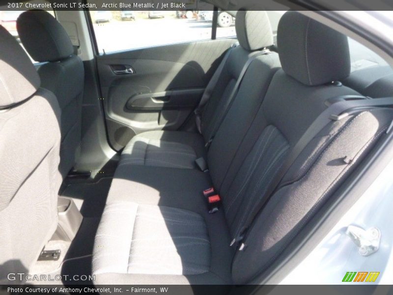 Arctic Blue Metallic / Jet Black 2017 Chevrolet Sonic LT Sedan