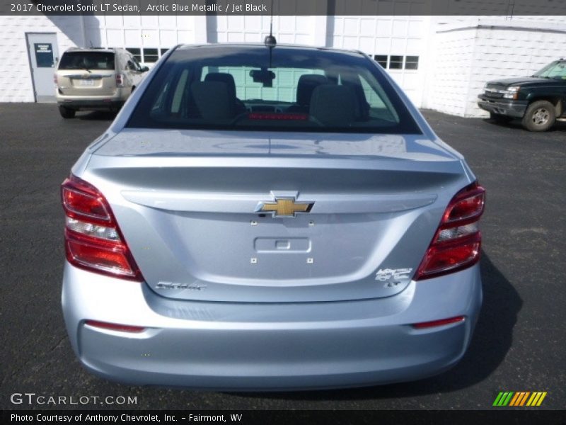 Arctic Blue Metallic / Jet Black 2017 Chevrolet Sonic LT Sedan