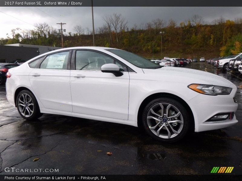 Oxford White / Ebony 2017 Ford Fusion SE