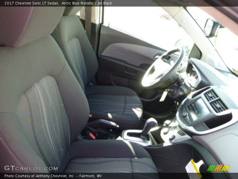 Arctic Blue Metallic / Jet Black 2017 Chevrolet Sonic LT Sedan