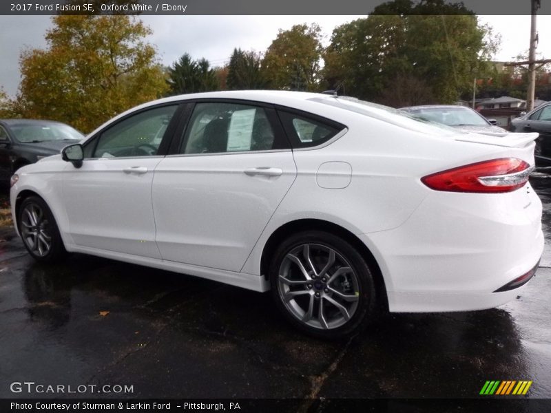 Oxford White / Ebony 2017 Ford Fusion SE