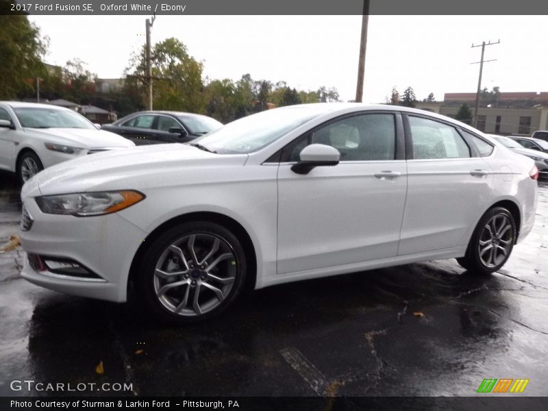 Oxford White / Ebony 2017 Ford Fusion SE