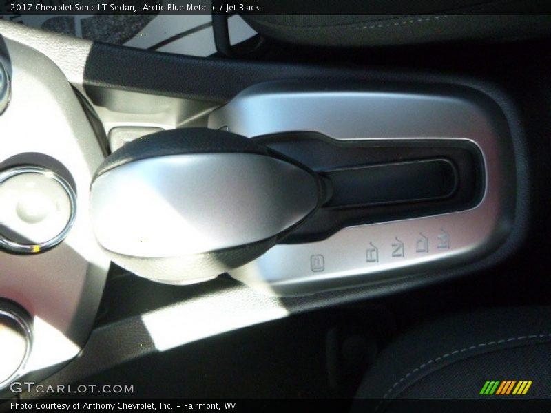 Arctic Blue Metallic / Jet Black 2017 Chevrolet Sonic LT Sedan
