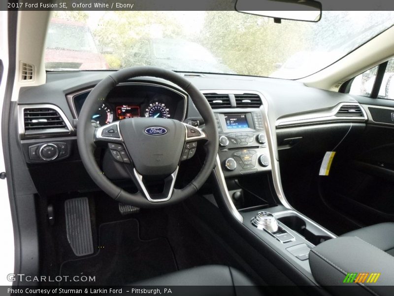 Oxford White / Ebony 2017 Ford Fusion SE