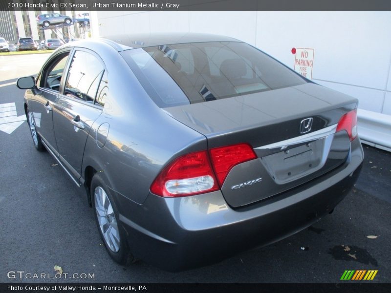 Urban Titanium Metallic / Gray 2010 Honda Civic EX Sedan