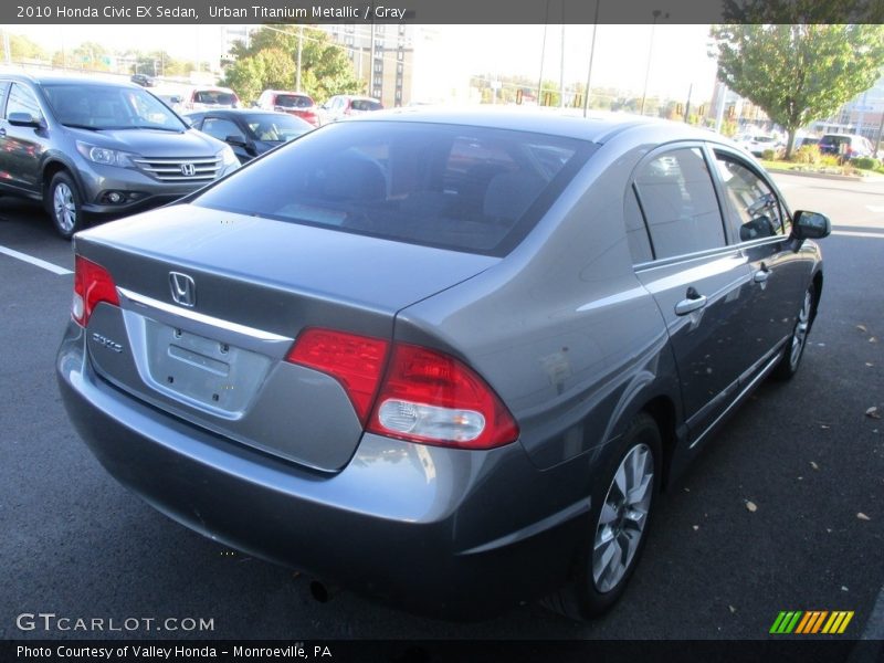 Urban Titanium Metallic / Gray 2010 Honda Civic EX Sedan