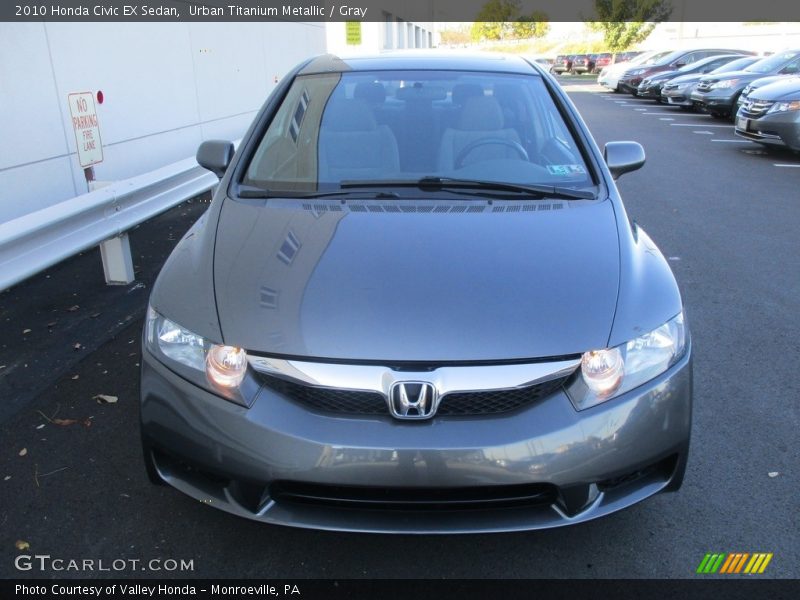 Urban Titanium Metallic / Gray 2010 Honda Civic EX Sedan