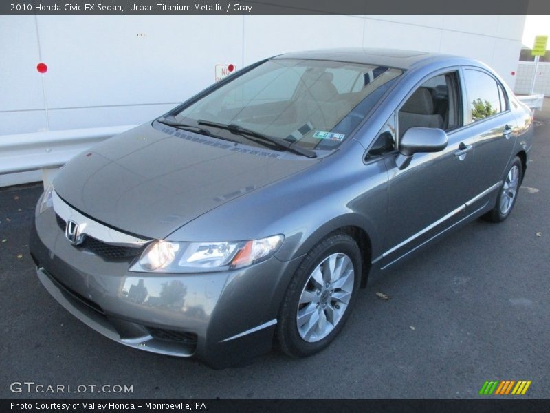 Urban Titanium Metallic / Gray 2010 Honda Civic EX Sedan