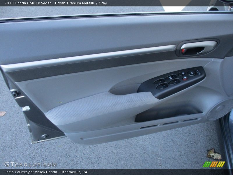 Urban Titanium Metallic / Gray 2010 Honda Civic EX Sedan