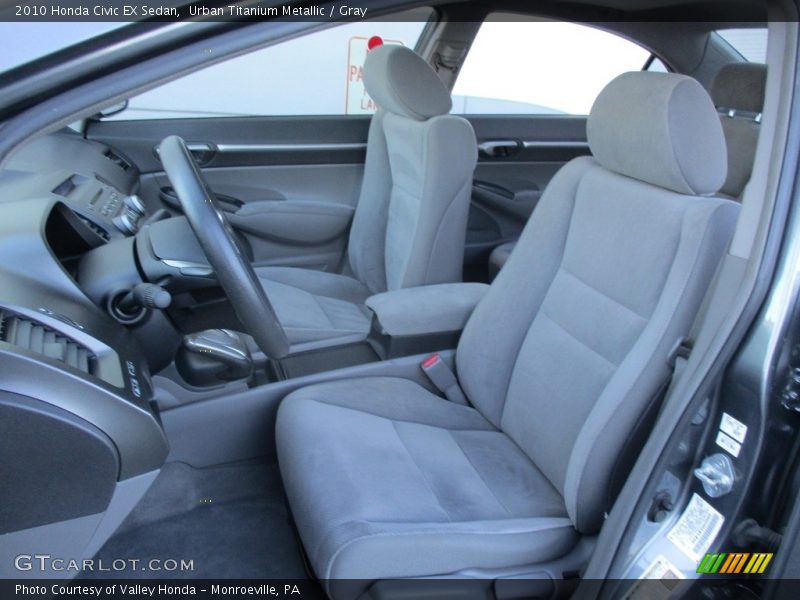 Urban Titanium Metallic / Gray 2010 Honda Civic EX Sedan