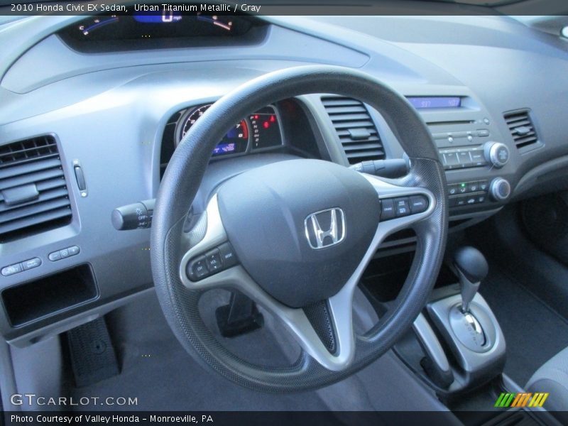 Urban Titanium Metallic / Gray 2010 Honda Civic EX Sedan