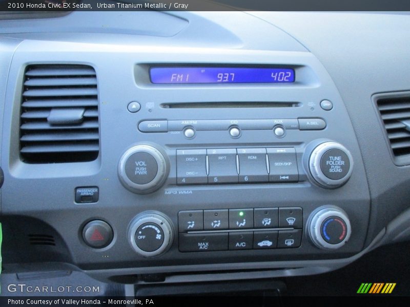 Urban Titanium Metallic / Gray 2010 Honda Civic EX Sedan