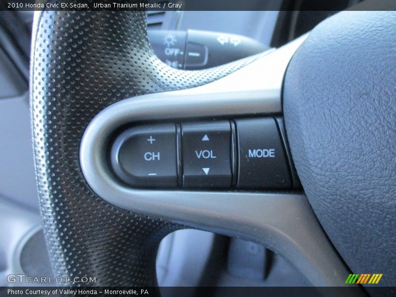 Urban Titanium Metallic / Gray 2010 Honda Civic EX Sedan