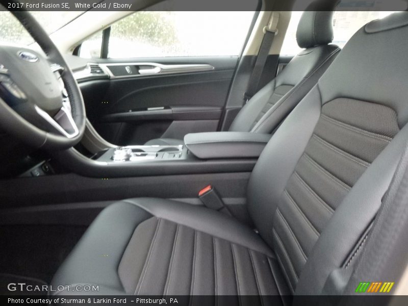 White Gold / Ebony 2017 Ford Fusion SE