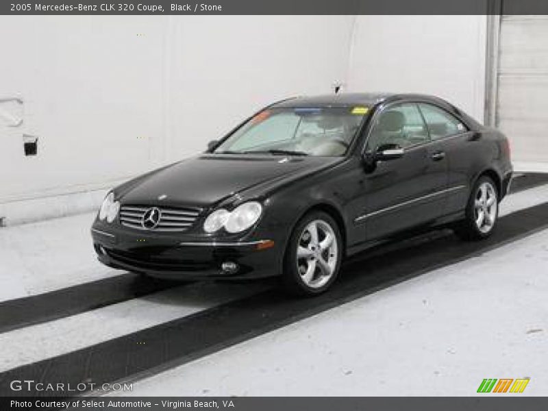 Black / Stone 2005 Mercedes-Benz CLK 320 Coupe