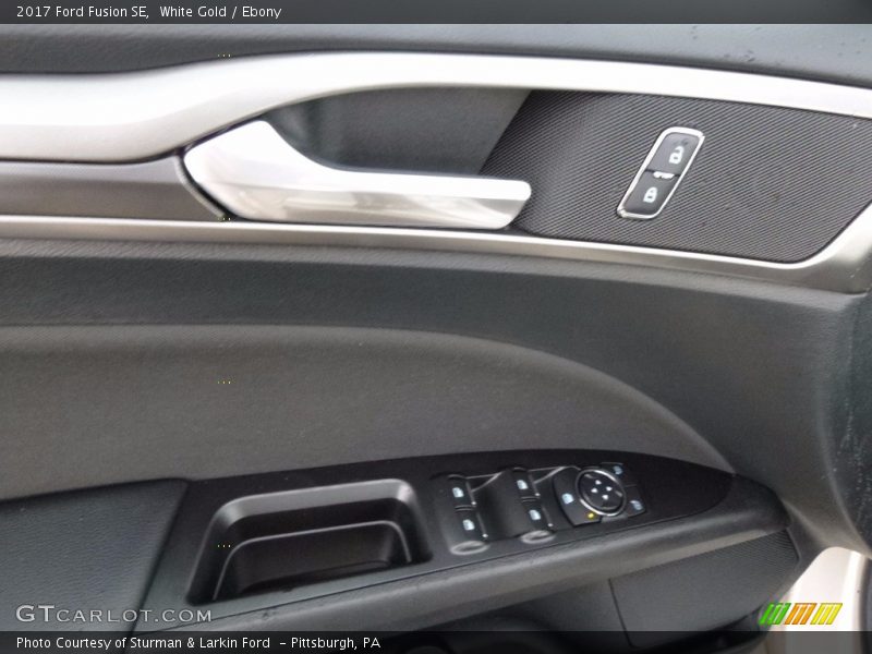 White Gold / Ebony 2017 Ford Fusion SE