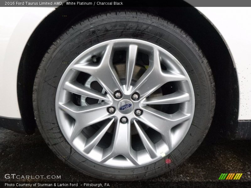 White Platinum / Charcoal Black 2016 Ford Taurus Limited AWD