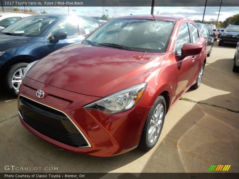 Pulse / Mid-Blue Black 2017 Toyota Yaris iA