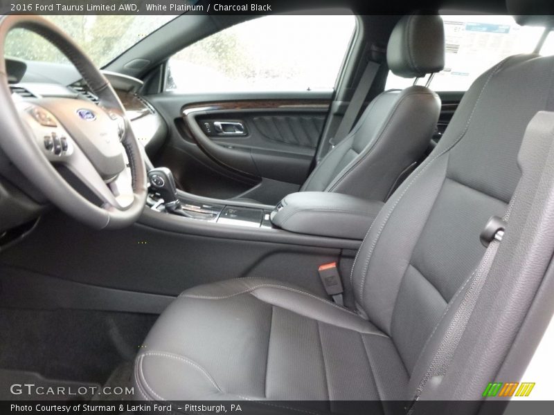 White Platinum / Charcoal Black 2016 Ford Taurus Limited AWD