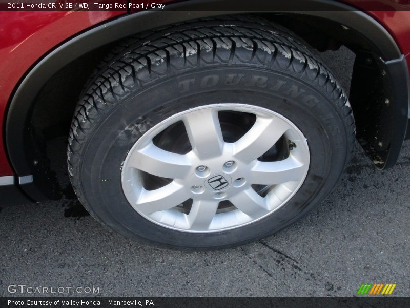 Tango Red Pearl / Gray 2011 Honda CR-V SE 4WD
