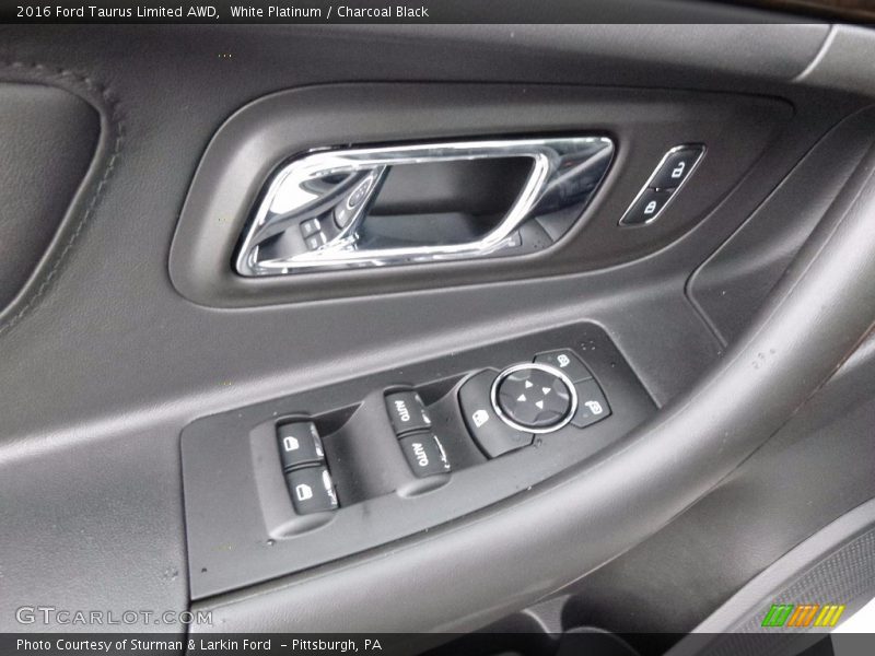 White Platinum / Charcoal Black 2016 Ford Taurus Limited AWD