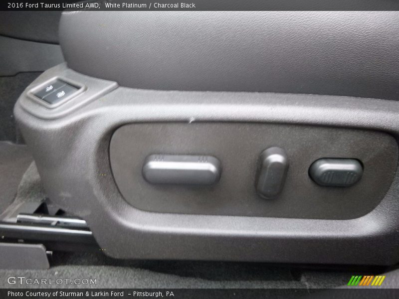 White Platinum / Charcoal Black 2016 Ford Taurus Limited AWD