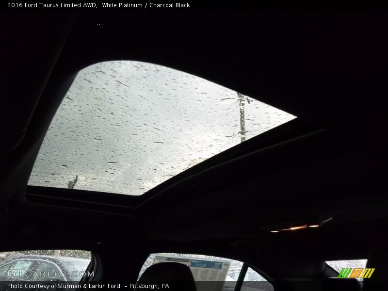 White Platinum / Charcoal Black 2016 Ford Taurus Limited AWD